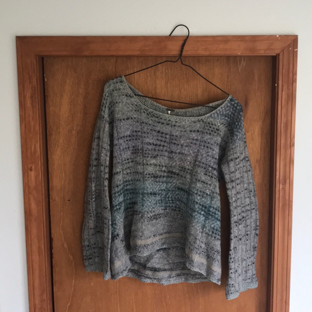 Free people blue sweater